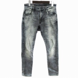 【中古】ジースターロウ G-Star RAW REVEND デニム パンツ ストレッチ スキニー グレー ■SM1 メンズ