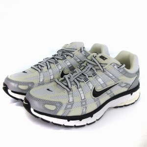 【中古】未使用品 ナイキ NIKE WMNS P-6000 スニーカー ローカット メッシュ FV6603-100 ベージュ US6 23cm 靴