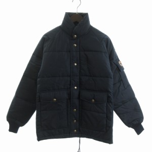【中古】チャンピオン ヴィンテージ 70s SPARK PLUG レーシングジャケット ナイロン 中綿 USA製 紺 XS ☆AA★