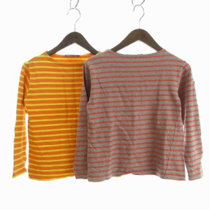オレンジ ボーダー tシャツの通販｜au PAY マーケット