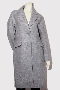 【中古】2019AW SLY スライ THIN SILHOUETTE CHESTER COAT チェスターコート 1 T.GRY グレー 030CA130-0590 /◆☆ 