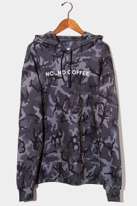 【中古】未使用品 2022AW NC by NO COFFEE 段ボールニットカモフラ柄パーカー L GRAY CAMO グレーカモ /■In2 メンズ