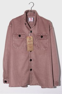 【中古】L 未使用品 22AW サノバチーズ Stitch Shirt 長袖 ステッチシャツ BROWN ブラウン SC2220-SH04 /■In2 メンズ