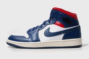 【中古】28cm 未使用品 NIKE ナイキ WMNS AIR JORDAN 1 MID 'French Blue' エアジョーダン1 ミッド US11 BQ6472-146