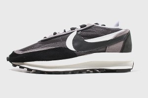 【中古】27.5cm 未使用品 sacai × NIKE サカイ ナイキ LD WAFFLE 'BLACK' LDワッフル US9.5 BV0073-001/● メンズ