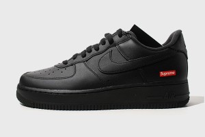 【中古】27.5cm 未使用品 シュプリーム ナイキ AIR FORCE 1 LOW 'Black' エアフォース1 US9.5 CU9225-001/● メンズ