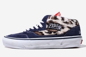 【中古】27cm 未使用品 シュプリーム バンズ Leopard Half Cab '92 'Navy' レオパード ハーフキャブ US9 /● メンズ