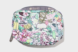 【中古】LesportSAC レスポートサック アロハマーケット コスメ ポーチ マルチカラー /◆☆ レディース