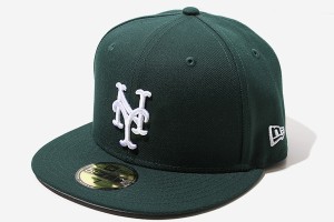 【中古】55.8cm NEW ERA ニューエラ 59FIFTY ニューヨーク メッツ ベースボールキャップ 帽子 7 GREEN グリーン /● メンズ