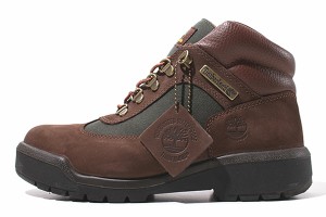 【中古】25.5cm Timberland ティンバーランド FIELD BOOT 'Dark Brown' フィールドブーツ ダークブラウン /◆ メンズ