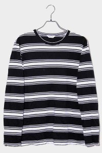 【中古】WELLDER ウェルダー Regular Fit Long Sleeve T-Shirts ボーダー 長袖 カットソー ロンTシャツ 3 WM19FCS08