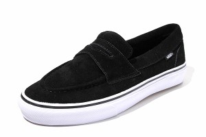 【中古】26.5cm 未使用品 VANS バンズ LOAFER 'Black / White' ローファー スリッポン V196CF /● メンズ