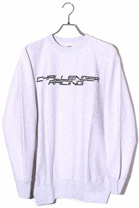 【中古】M 未使用品 23AW チャレンジャー RACING LOGO C/N SWEAT スウェット ヘザーグレー /■In2 メンズ