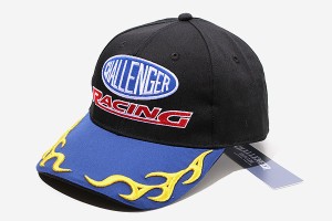 【中古】未使用品 23AW チャレンジャー RACING CAP ロゴキャップ ブルー CLG-AC023-032 /■In2 メンズ