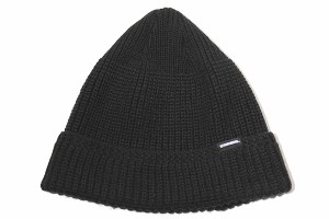 【中古】2022AW ネイバーフッド JP BEANIE ビーニー ニット帽 F BLACK ブラック 222FUNH-HT01 /● メンズ