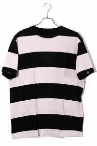 【中古】未使用品 23SS チャレンジャー SIZE:M S/S HEAVYWEIGHT BORDER TEE ボーダー半袖Tシャツ グレー /● メンズ