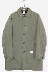 【中古】ベドウィン＆ザ ハートブレイカーズ ロンハーマン ステンカラーコート 3 KHAKI カーキ /◆ メンズ