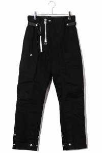 【中古】未使用品 Tamme タム SIZE:0 RAF FS DENIM WORK PANTS デニムワークパンツ Black 23S0095 /● メンズ