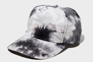 【中古】FLAGSTUFF フラグスタフ CAP タイダイ ロゴ刺繍 キャップ F GRAY グレー 2017SS-FS-56 /◆ メンズ