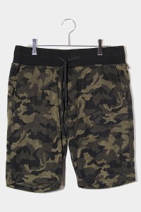 【中古】wjk ダブルジェイケイ camo jacquard shorts カモフラ ジャガード ショーツ ショート ハーフ パンツ L  /◆