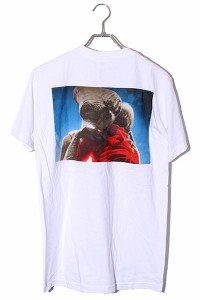 【中古】15AW Supreme シュプリーム SIZE:M E.T. Tee プリント 半袖Tシャツ White ホワイト /● メンズ