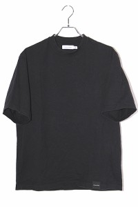 【中古】カルバンクライン コンパクト ジャージー コットン 半袖Tシャツ XS BLACK ブラック 40611ST /◆ メンズ