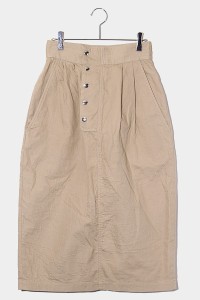 【中古】ELIN エリン ミリタリー コクーンスカート 36 BEIGE ベージュ 11805-23-2262 /◆☆ レディース