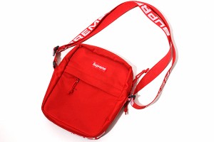 【中古】18SS シュプリーム Shoulder Bag コーデュラ リップストップ ナイロン ショルダーバッグ F レッド /● メンズ