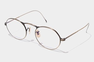 【中古】OLIVER PEOPLES オリバーピープルズ  眼鏡 メガネ サングラス 46 アンティークゴールド M4 T-AG /● メンズ