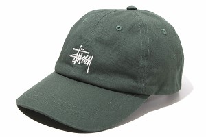 【中古】STUSSY ステューシー Stock Low Pro Cap コットン キャップ 帽子 F GREEN グリーン /● メンズ