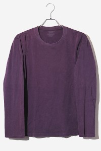 【中古】UNIQLO ユニクロ クルーネックT コットン 長袖Tシャツ M PURPLE パープル 341-052663 /◆ メンズ