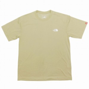 【中古】極美品 ザノースフェイス スクエア ロゴ プリント Tシャツ カットソー 半袖 カモフラージュ 迷彩 NT32357 M