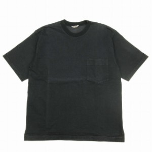 【中古】18SS オーラリー AURALEE STAND-UP TEE スタンドアップ Tシャツ 半袖 ヘビーウェイト オーバーサイズ