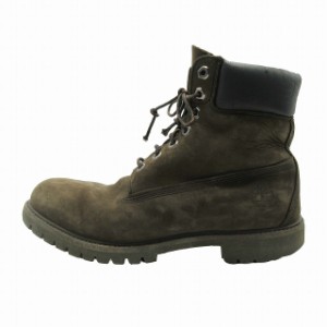 【中古】ティンバーランド Timberland 6inch Premium Boots 6インチ プレミアム ブーツ トレッキング シューズ ロゴ