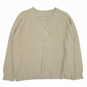 【中古】18aw ドゥーズィエムクラス ミドルゲージ ニット オーバーサイズ Vネック セーター ビッグシルエット