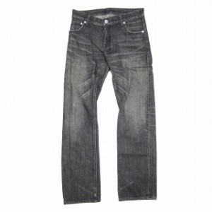 【中古】美品 2003年製 ネイバーフッド SAVAGE DENIM NARROW-2 ブラックデニム ウォッシュ ジーンズ スリム ナロー S