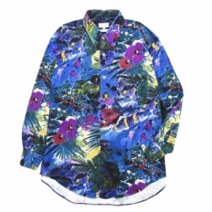 【中古】美品 80s 90s Vintage ヴィンテージ ポールスミス PAUL SMITH アメリカンジャケット期 花柄 シャツ ◎ME1 