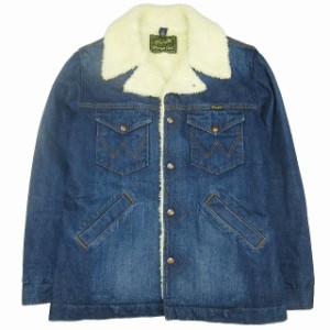 【中古】ラングラー WRANGLER WRANGE CORT ランチ コート 裏ボア デニム ジャケット ジージャン Gジャン ブルゾン