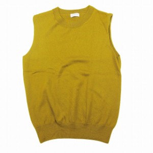 【中古】ドリスヴァンノッテン DRIES VAN NOTEN ITALIAN YARN メリノウール ニット ベスト セーター S イエロー