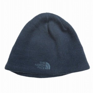 【中古】美品 ザノースフェイス THE NORTH FACE Bones Recycled Beanie ボーンズ リサイクル ビーニー ニット帽 ロゴ