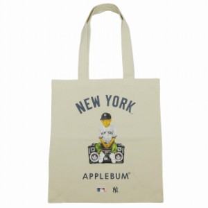 【中古】24SS アップルバム APPLEBUM × MLB Newyork Yankees Boy Totebag ヤンキース プリント トート バッグ