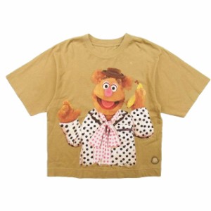 【中古】21aw MONCLER GENIUS 2 MONCLER 1952 WOMAN Fozzie Tシャツ トップス フォジー マペットXS ベージュ ◎ME3 