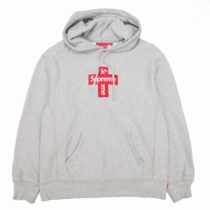 【中古】20aw シュプリーム SUPREME Cross Box Logo Hooded Sweatshirt クロス ボックスロゴ フーデッド スウェット