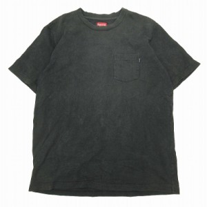 【中古】シュプリーム SUPREME S/S Pocket Tee ポケット Tシャツ 半袖 ロゴ タグ クルーネック 丸首 プルオーバー