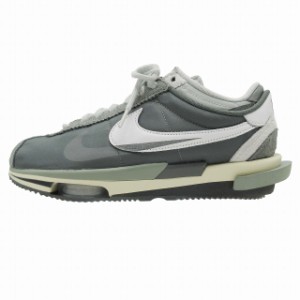 【中古】2022年 ナイキ × サカイ NIKE × sacai Zoom Cortez SP Iron Grey ズーム コルテッツ スニーカー DQ0581-001