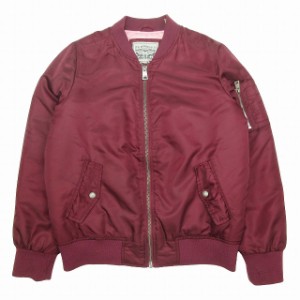 【中古】リーバイス Levi's MA-1 フライト ジャケット ブルゾン アウター ナイロン 中綿 M