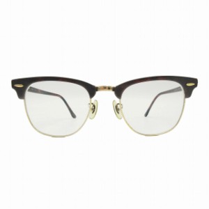 【中古】レイバン RAY BAN RB3016 W0366 49mm CLUBMASTER クラブマスター サングラス 度入り べっ甲柄