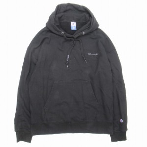 【中古】21aw チャンピオン × ミスターハリウッド × ソフ フーデッドスウェットシャツ 9.5oz ヴィンテージロゴ 裏毛