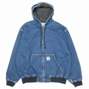 【中古】美品 23AW カーハート carhartt WIP OG ACTIVE JACKET デニム地 アクティブ ジャケット ブルゾン I032232 XXL