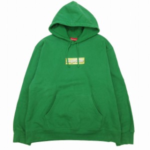 【中古】22SS シュプリーム SUPREME Bling Box Logo ブリング ボックスロゴ フーデッド スウェット パーカー